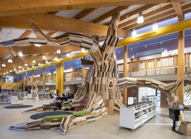 Fortælletræet på Hovedbiblioteket i Esbjerg