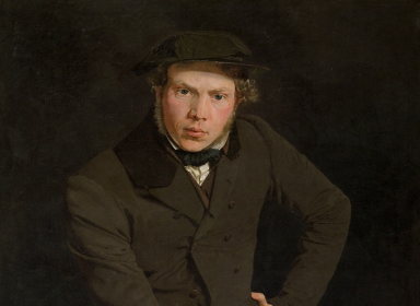 Christen Købke, Portræt af maleren Constantin Hansen, 1845-35