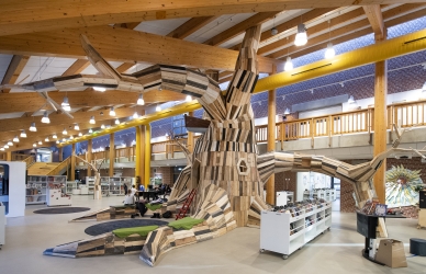 Fortælletræet på Hovedbiblioteket i Esbjerg